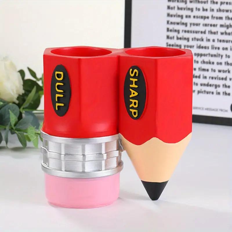 

Милый острый-тусклый держатель для карандашей, милый органайзер для хранения карандашей, красочный контейнер, настольные аксессуары