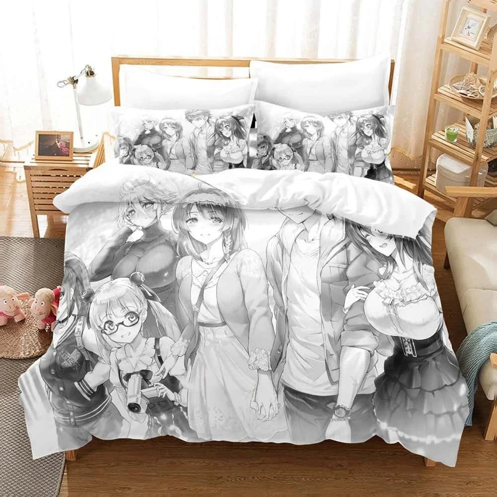 Anime The Testament of Sister New Devil Bedding Set Single Twin Full Queen King Size Duvet Cover Sets for Adult Kid Bedroom