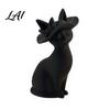 Cat Figurine 3D Printed Figurine Minimalist Modern Elegant Sculpture Vintage Inspired Decor Small Collectible Animal Statue for Shelf Desk Sculpture