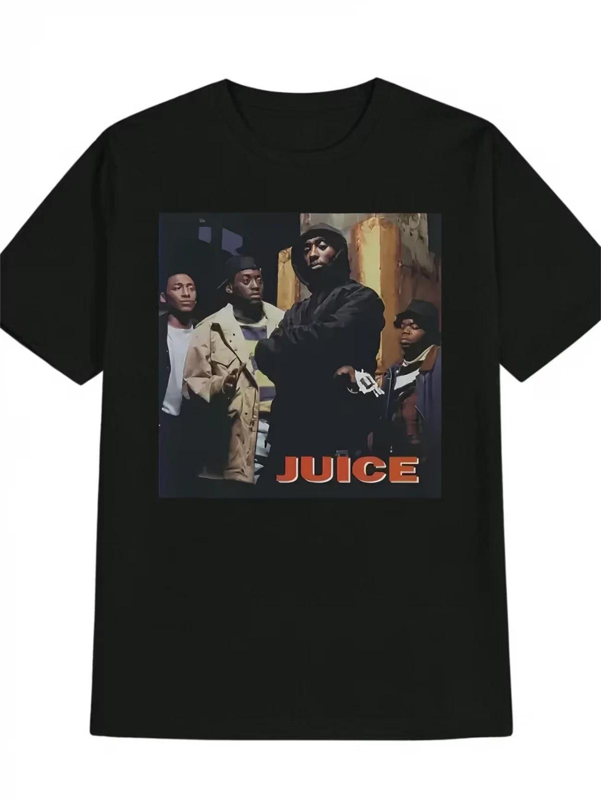 Men s 90s Hip-Hop Printed T-Shirt - Black Urban Street Style Printed Design Insp XS