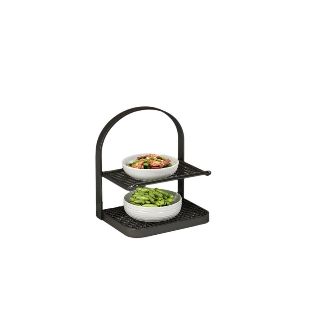 Large Capacity Side Dish Rack Matal Food Sorting Tray Practical Vegetable Storage Tray  Shoes