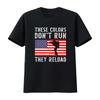 Patriotic American Flag T Shirt These Colors Don't Run They Reload Second Amendment Vintage Wa