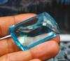 Washington's Birthday 122 Carat Blue Topaz Fancy Shape Lab Created London Gemstone SN630