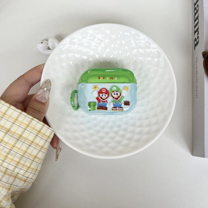 Classic cartoon red hat for AirPods new 1st generation bluetooth headset case 1st generation 1/1st generation pro1 Airpods 1/2 generation