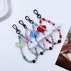 ins wind CCB love advanced sense handmade beaded anti-lost hand carry pendant short mobile phone chain