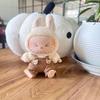Cute Mini Plush Doll'S Bib Pants 17cm Labubu I II Idol Dolls Sitting Party Clothing Outfit Accessories For Korea Kpop Exo