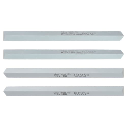 uxcell 4-Piece Knife Sharpening Stone Set, 400/600 Grit Triangular Knife Sharpening Stones for Knives, Scissors, and Kitchen Sharpening Tools
