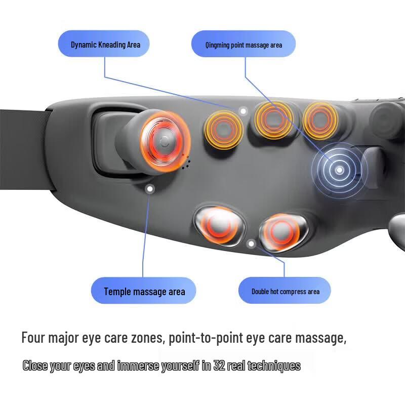 SKG K5 Ultra Eye Massager with Bluetooth Music CN plug (adapter included)