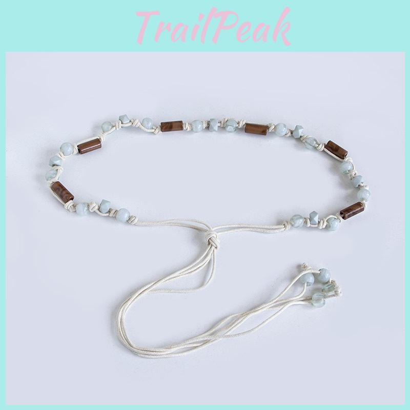Bohemian Style Bead Decoration Women Casual Weaving Waist Chain For Vacation And Daily Wear