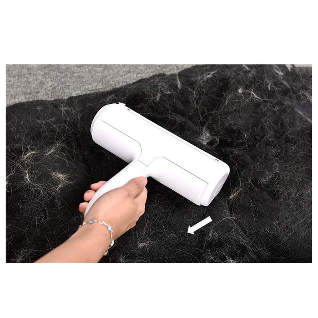 Pet Hair Roller Lint Roller Cat and Dog Hair Remover for Furniture Couch Carpet Car Seats Red