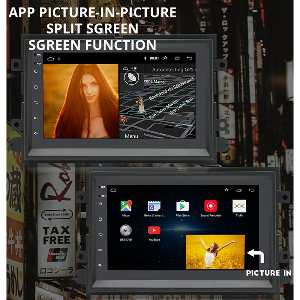 NAVIGUIDE 7'' Android Carplay Car Multimeida Player For Ford F150 Explorer Edge Escape Sport Lincoln Expedition Mustang NO DVD