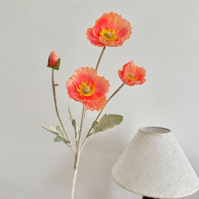 

Icelandic Poppy Artificial Flower Arrangement for Weddings, Home Decor, and Photography Props.