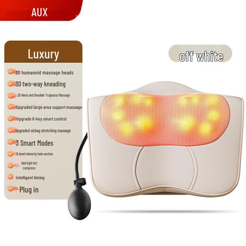 

AUX Premium 3D Kneading Back Massage Cushion