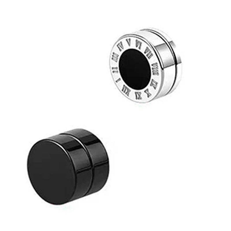 Trendige magnetische Titanstahl-Ohrclips für Jungen und Männer - Kein Piercing erforderlich