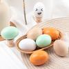 Wood Simulated Eggs, Duck Eggs, Solid Children'S Color Paintings, Graffiti, Easter Egg Play Toys