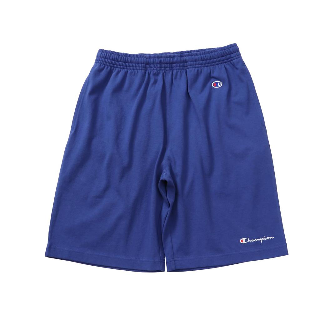 Champion Basic USA Graphic Logo Men's Shorts, 100% Cotton, Print, Blue, C3-X518