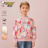 Boys' Cartoon Fleece-Lined Crew Neck Pullover Sweater