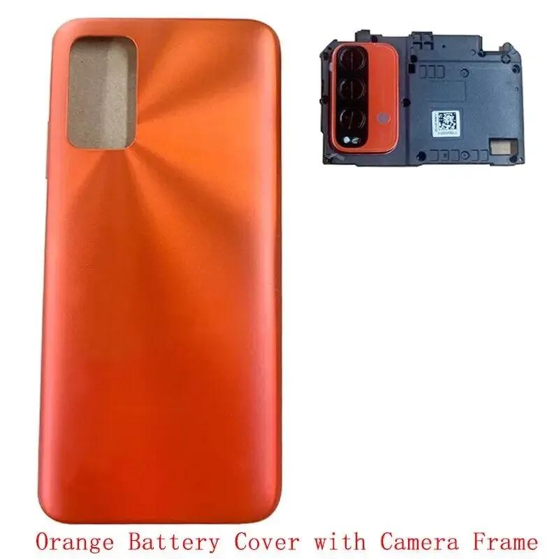Back Cover For Xiaomi Redmi 9T Rear  Housing Battery Cover with Camera Frame Replacement Parts