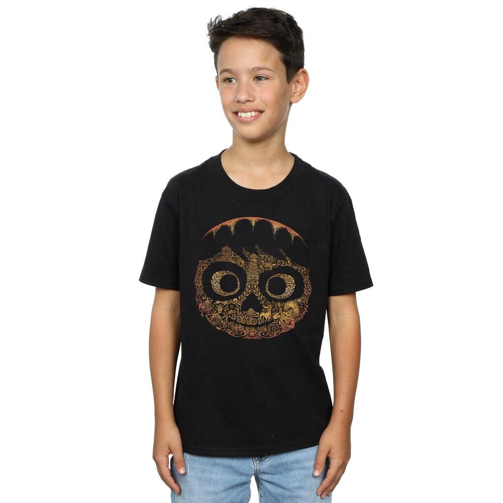 Coco Boys Miguel Face Cotton T-Shirt
