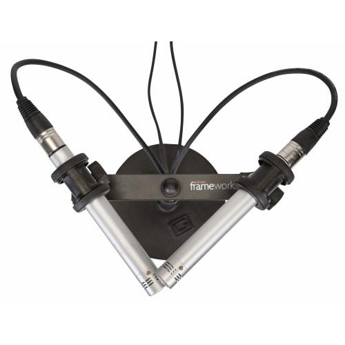 GATOR Frameworks Stereo Microphone Bar GFWMIC1TO2
