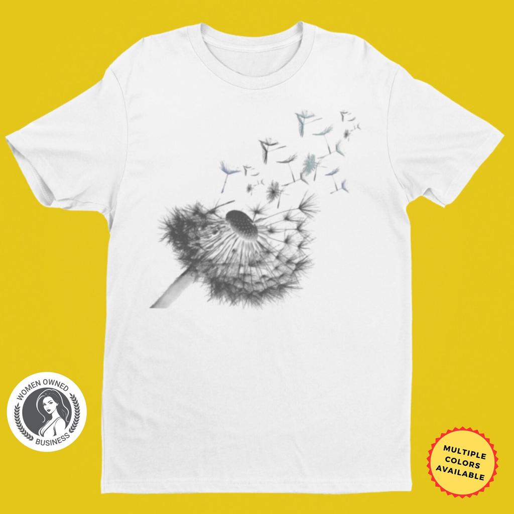 Dandelion Shirt – Dainty Flower Tee, Floral T-Shirt, Wildflowers Shirt, Spring Summer Fall Shirt
