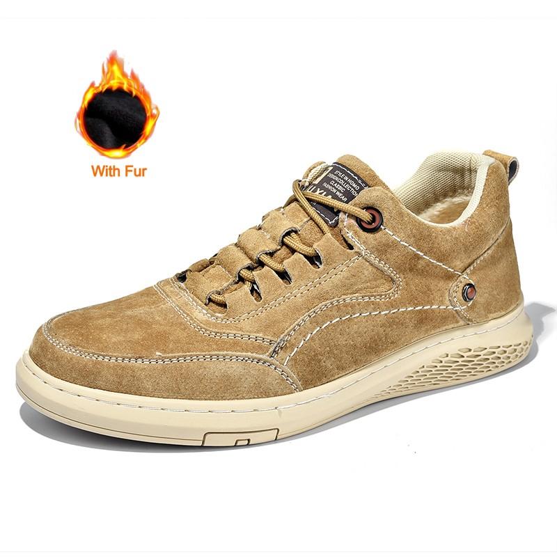 Fashion New Men's Sneakers Casual Leather Shoes Men Outdoor Walking Sport Shoes Designer Luxury Handmade Male Footwear Tennis Masculino