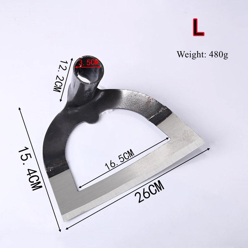 Shovel-shaped Hollow Hoe Weeding Rake Labor-saving Steel Weeding Hoe for Farm Gardening Soil Loosening Tools