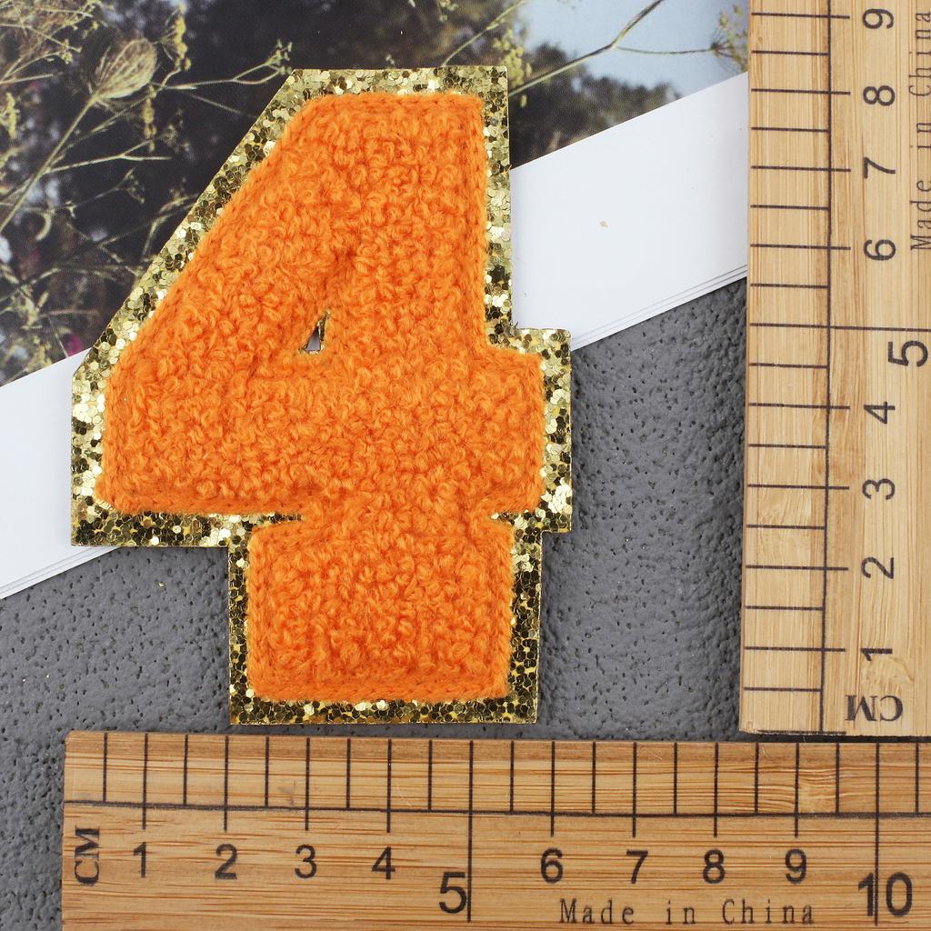 Mixed Color English Alphabet Embroidery Cloth Sticker Digital Towel Embroidery Computer Embroidery Stamp Clothes Smiley Face Patch Sticker