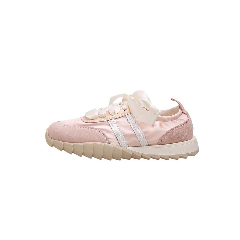 Leder atmungsaktive Ballett-Trainingsschuhe Damen Satin Zauberhöhensteigerung Klein Lässig Sport Forrest Gump Schuhe Damen Freizeitschuhe