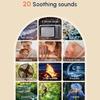 Travel Friendly Sleep Therapy Device 26 Soothings Sounds Adjustable Night Lights Compact White Noises Machine For Age