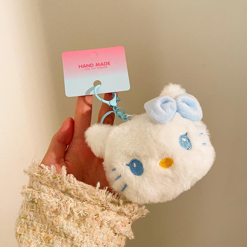 Cute Doll Pendulum Small Gift Pendant Ground Marketing Cartoon Keychain Plush Doll Backpack Bag Lanyard Accessories