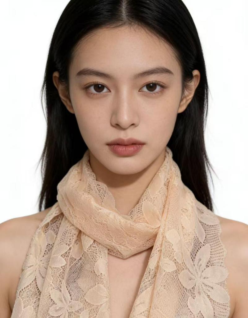 Elegant Lace Trim Scarf: Versatile, Stylish, Age-Defying Accessory for All Seasons