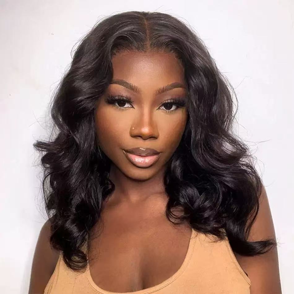 

European and American Style Women’s Fashion Wig Short Curly Wig with Side Part Natural Looking Fluffy Synthetic Full Wig