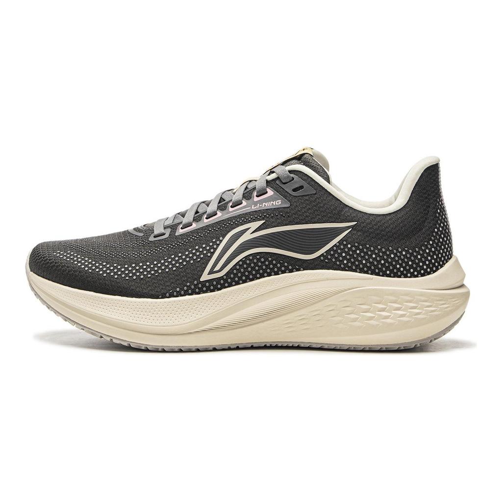 Li Ning Red Hare 7 Running Shoes Women's Low Top Obsidian Gray ARPU008-3