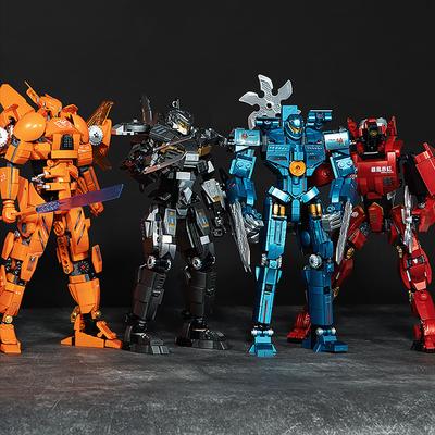 KBOX Pacific Hunter Roboter Bausteine Mecha Krieger Montagespielzeug Filmcharakter Modell ABS Kunststoff Kindergeschenk