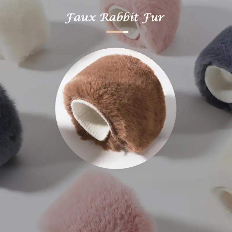 Einlegesohle Verdickte Nachahmung Kaninchenfell Winter Warm Plus Samt Kalt Plüsch Menschen Winter Männer und Frauen Einlegesohlen