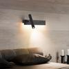 Japanese-Inspired Rotating Wall Lamp with Switch – Ideal for Bedrooms and Children's Rooms