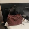 Tote Bag Large Capacity Suede Pillow Bag Women's Shoulder Crossbody Bag