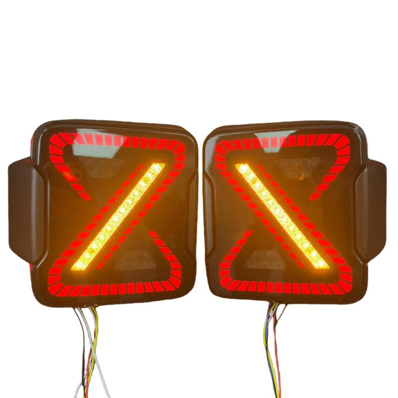 LED Taillights with Sequential Turn Signals for Modified Jeep Wrangler JL/JK