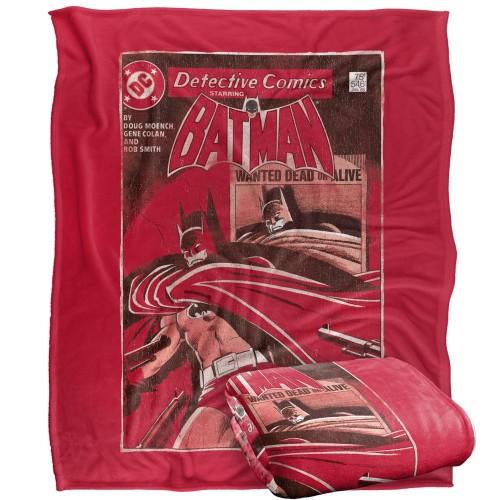 Batman Wanted Dead Or Alive Comic Cover Blanket