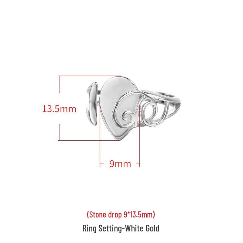 Porte-bague DIY Incrusté de Cire d'Abeille et de Jadéite - Accessoire de Mode Unisexe pour l'Index