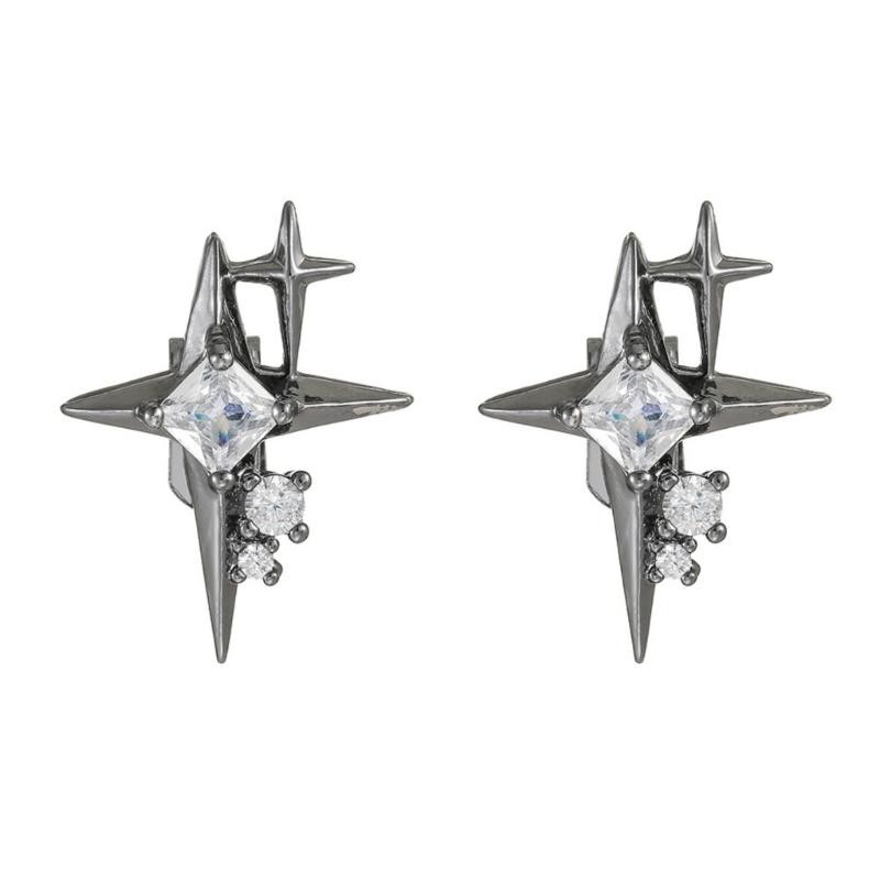 Decorațiuni Elegante din Aliaj și Zirconiu pentru Clips de Ureche Pentru Căști Freeclip 1/2 cu Accentuare Scânteietoare de Piatră Cubic Zirconia în Culoare Elegantă