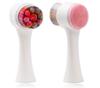 Good Quality Cheap Price Silicone Synthetic Hair Multi Colors Waterproof Manual Facial Cleansing Brush Private Label Acceptable