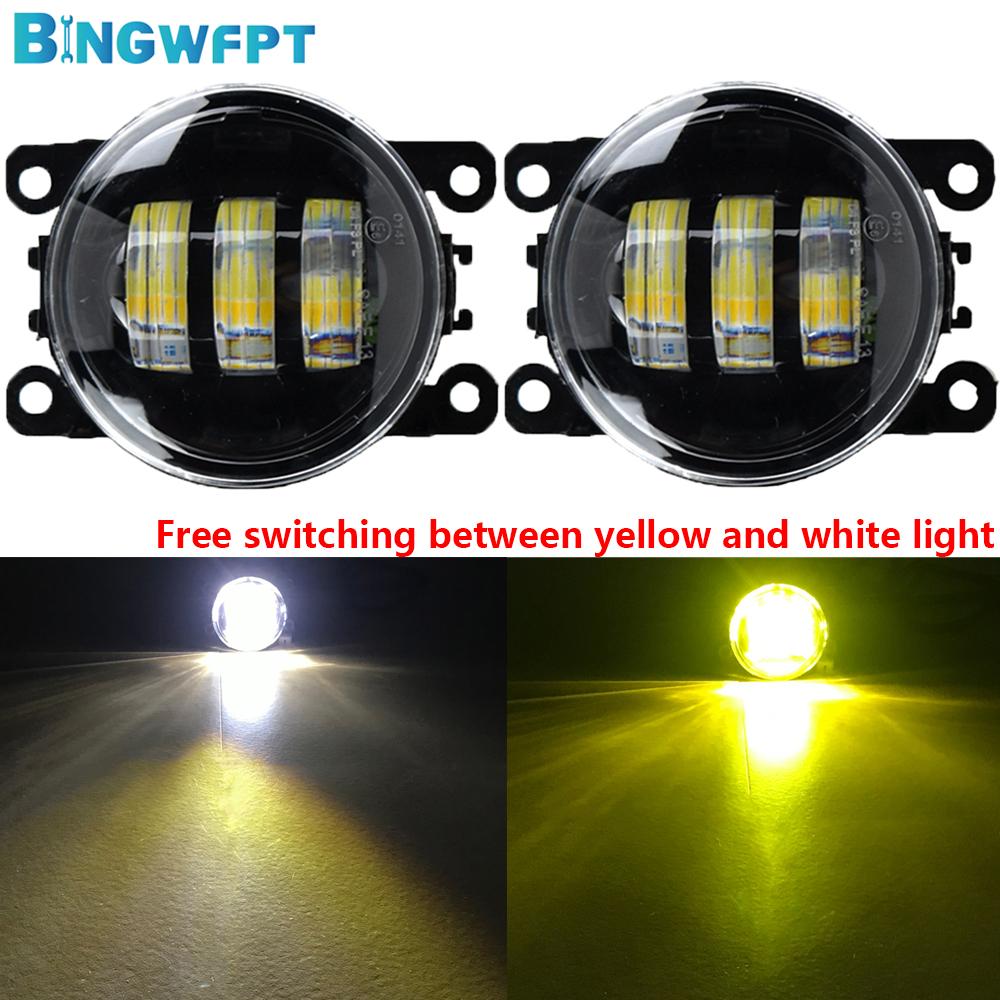Headlights For Citroen C4 Picasso / C4 Grand Picasso 06-17 For Peugeot 301 13-17 Daytime Running Light Fog Light H11 LED 12V