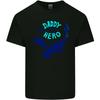 Daddy Is My Superhero Funny Fathers Day Unisexs Light Cotton TShirt