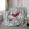 1pc Monster Print Blanket Warm,Perfect for Camping And Travel, Making It a Great Gift for Any Season yy250904170