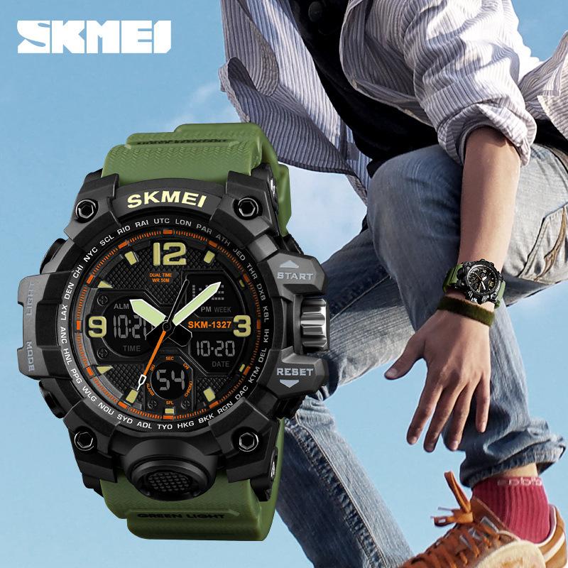 Multifunctional outdoor watch women's fashion new waterproof and shockproof student sports electronic watch