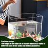Aquarium Fish Feeder Aquarium Feeder Pipe Directional Telescopic Suction Cup Clear Dispenser For Vacation Shrimp Turtle Feeding