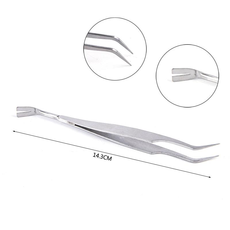 Tweezers Removes Ticks Professional Tick Clip Clamp Removes Clamp Ticks Pulls Removal Tool Pliers Dog Pet GPJYP02