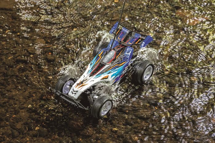 Jozen Dirt Max Scale Radio Controlled Sand Chaser Waterproof and Dustproof Car 1/24 Off-Road JRVB139-BL